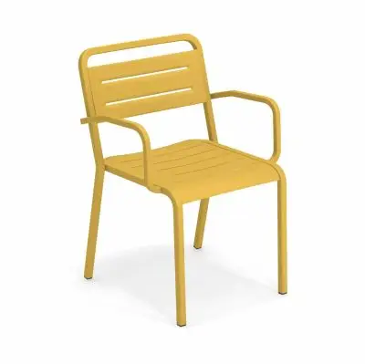 Krzesło ogrodowe Urban żółte Emu