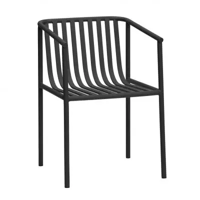 Krzesło ogrodowe Villa czarne Hubsch