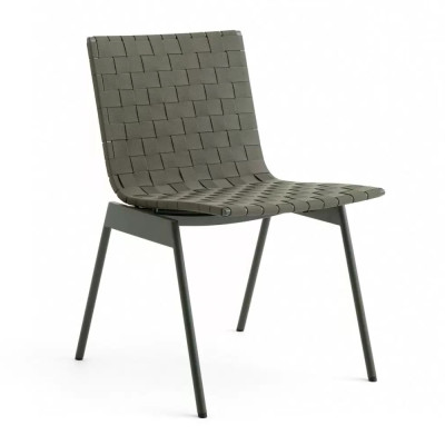 Krzesło ogrodowe Ville AV33 brązowo-zielone Andtradition