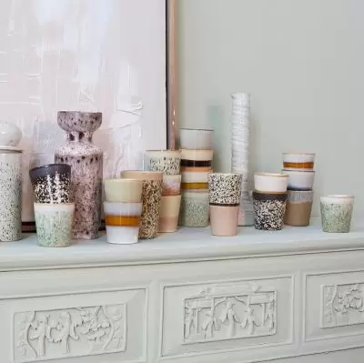 Kubek ceramiczny do kawy 70s 12 szt. jupiter HKliving