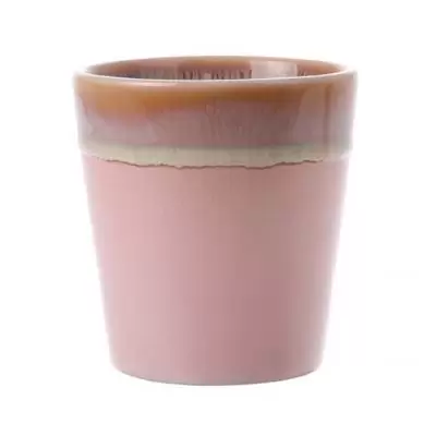 Kubek ceramiczny do kawy 70s 12 szt. pink HKliving