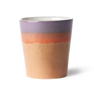 Kubek ceramiczny do kawy 70s 12 szt. sunset HKliving