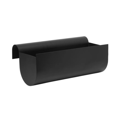 Kwietnik balkonowy Uma 45 cm czarny Ferm Living