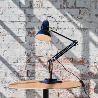 LAMPA BIURKOWA ORIGINAL 1227 BRASS INK BLUE ANGLEPOISE