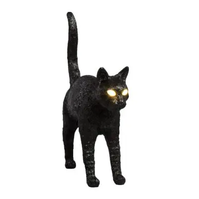 Lampa Cat Felix Czarna Seletti