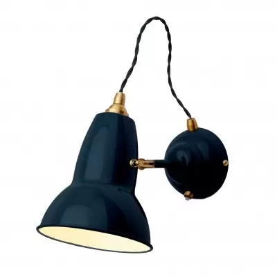 LAMPA ŚCIENNA ORIGINAL 1227 BRASS INK BLUE ANGLEPOISE