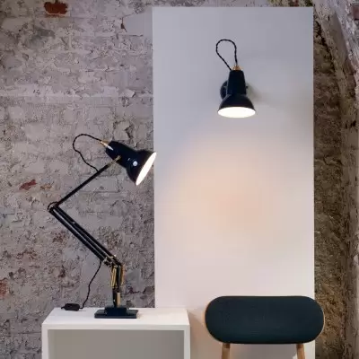 LAMPA ŚCIENNA ORIGINAL 1227 BRASS JET BLACK ANGLEPOISE