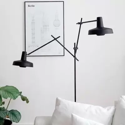 LAMPA PODŁOGOWA ARIGATO 2 CZARNA GRUPA PRODUCTS