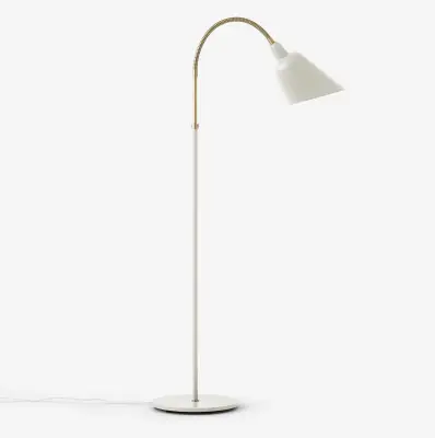Lampa podłogowa Bellevue AJ7 white&brass ANDTRADITION
