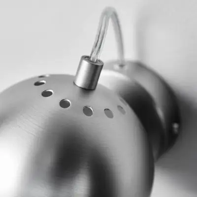 LAMPA ŚCIENNA BALL MAGNET STAL SZCZOTKOWANA FRANDSEN