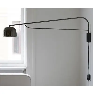 LAMPA ŚCIENNA GRANT CZARNA 111 CM NORMANN COPENHAGEN