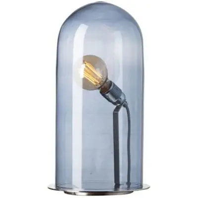 Lampa Stołowa Dome Niebieska 42 Cm Ebb&Flow