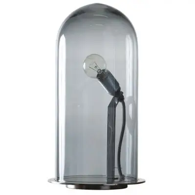 Lampa Stołowa Dome Przydymiony Szary 33 Cm Ebb&Flow