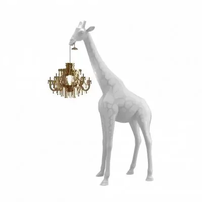 LAMPA STOŁOWA GIRAFFE IN LOVE BIAŁA QeeBoo