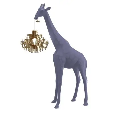 LAMPA STOOWA GIRAFFE IN LOVE NIEBIESKA QeeBoo