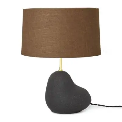 Lampa Stołowa Hebe Short Curry Black Base Ferm Living