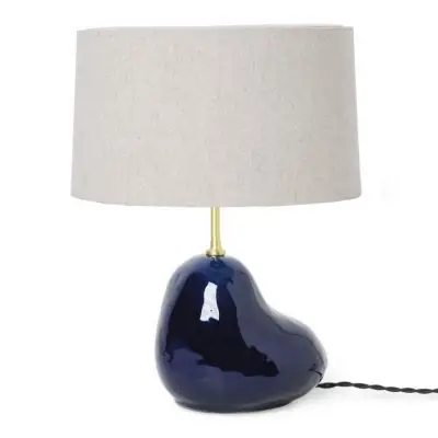 Lampa Stołowa Hebe Short Natural Blue Base Ferm Living