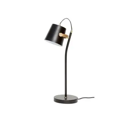 LAMPA STOOWA METALOWA CZARNA HUbsch