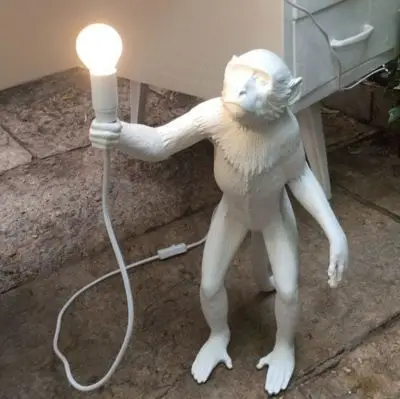 LAMPA STOŁOWA MONKEY BIAŁA - WERSJA STOJĄCA SELETTI