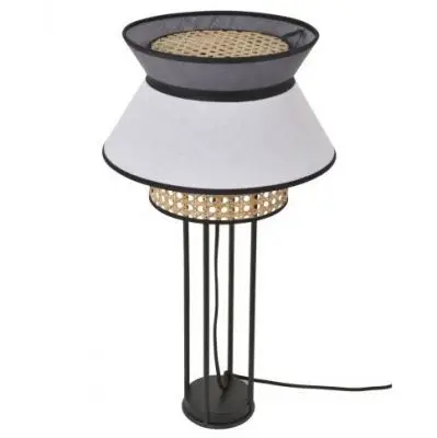 LAMPA STOŁOWA SINGAPOUR Blanc&Anthracite MARKET SET