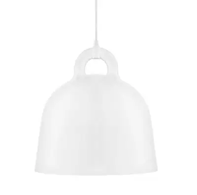 Lampa Wisząca Bell Medium Biała Normann Copenhagen