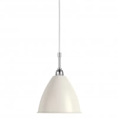 Lampa Wisząca Bestlite Bl9 16 Cm Stal Chromowana Biała Matowa Gubi