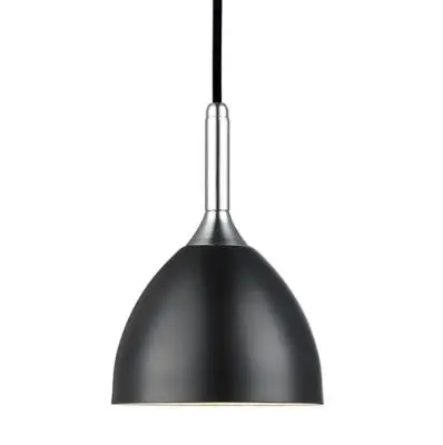 LAMPA WISZĄCA BOHO 24 CM CZARNA CHROM