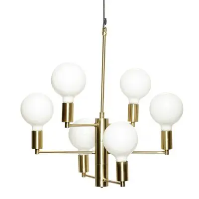 LAMPA WISZĄCA BRASS LED HUbsch