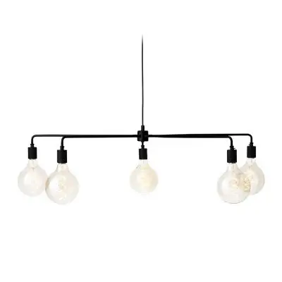 LAMPA WISZCA CHAMBERS 96 CM CZARNA MENU