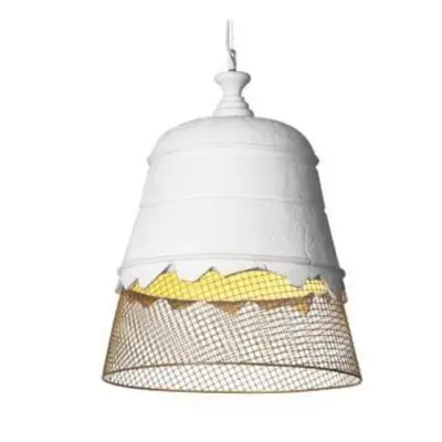 LAMPA WISZCA DOMENICA BRZOWO-ZOTA 50 CM KARMAN