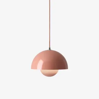 LAMPA WISZĄCA FLOWERPOT VP1 BEŻOWO-CZERWONA ANDTRADITION