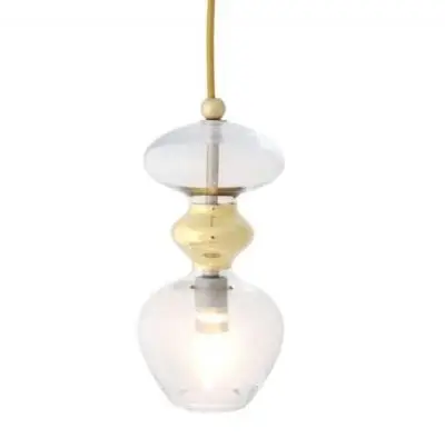 LAMPA WISZĄCA FUTURA PRZEZROCZYSTA 24 CM EBB&FLOW