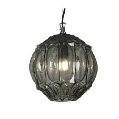 LAMPA WISZCA GINGER PRZYDYMIONA 27X26 CM KARMAN