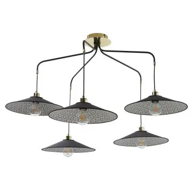 LAMPA WISZĄCA Gatsby 5l Velours MARKET SET