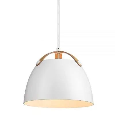 LAMPA WISZĄCA HORTEN 24 CM BIAŁA