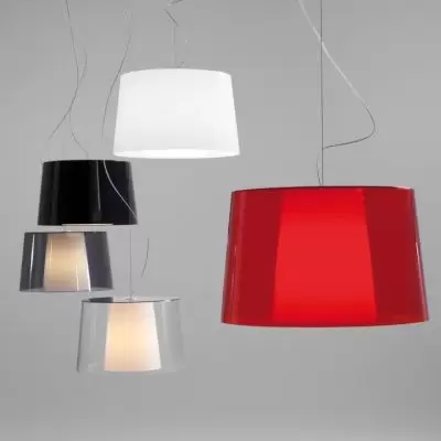 LAMPA WISZĄCA L001S BA TRANSPARENTNA PEDRALI