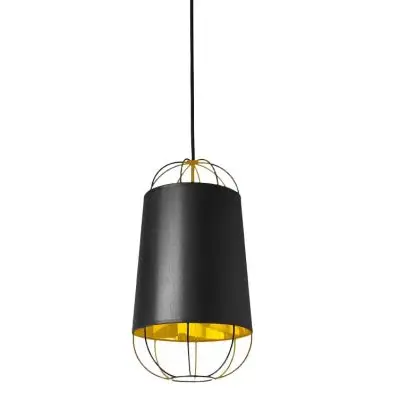 LAMPA WISZĄCA LANTERNA MAŁA CZARNO-ZŁOTA PETITE FRITURE