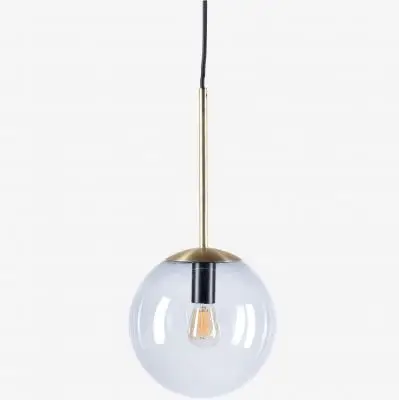 Lampa Wisząca Orb 20 Cm Mosiężna Bolia