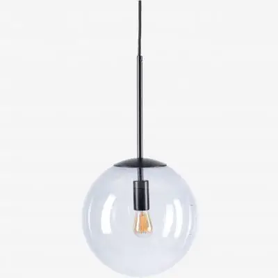 LAMPA WISZĄCA ORB 25 cm czarna BOLIA