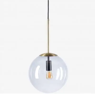 Lampa Wisząca Orb 25 Cm Mosiężna Bolia