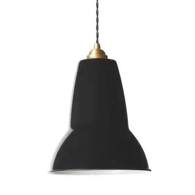 LAMPA WISZĄCA ORIGINAL 1227 MIDI BRASS JET BLACK ANGLEPOISE