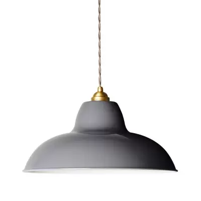 LAMPA WISZĄCA ORIGINAL 1227 MIDI WIDE BRASS ELEPHANT GREY ANGLEPOISE