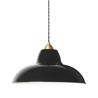 Lampa Wisząca Original 1227 Midi Wide Brass Jet Black Anglepoise