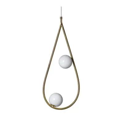 LAMPA WISZĄCA PEARLS 65 MOSIĄDZ PHOLC