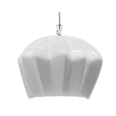 Lampa Wisząca Sahara 35X24 Cm Biała Karman