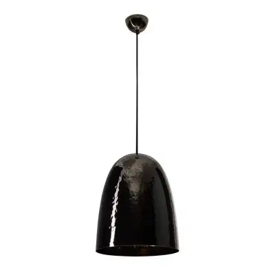 Lampa Wisząca Stanley Duża Black Nickel Hammered Btc