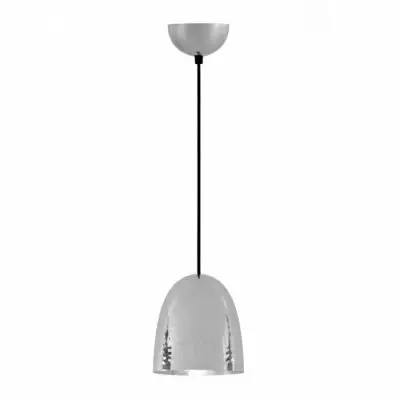 Lampa Wisząca Stanley Mała Nikiel Hammered Btc