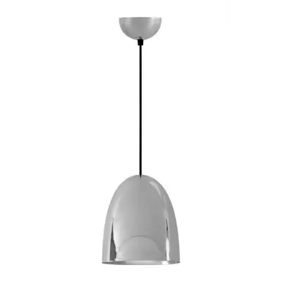 Lampa Wisząca Stanley Średnia Polished Nickel Plated Btc