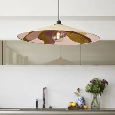 LAMPA WISZĄCA Sonia Laudet 80 cm Nostalgia pivoine MARKET SET