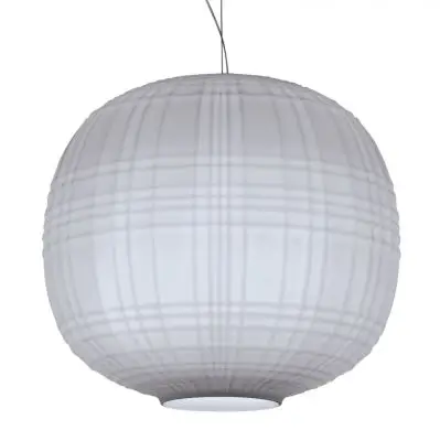 Lampa Wisząca Tartan Szara Foscarini